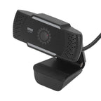 Computer Camera Microphone Automatic Noise Reduction Full HD 1080P USB Stereo Webcam with Rotatable Clip for Office