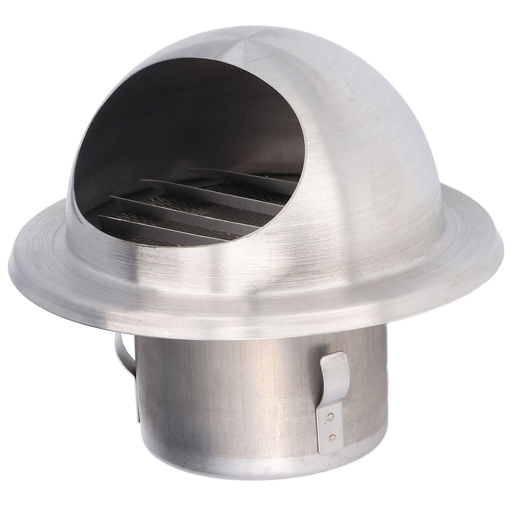 Stainless Steel Air Vent Stainless Steel Round Bull Nosed External Extractor for External Wall Exhaust 60