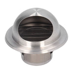 Stainless Steel Air Vent Stainless Steel Round Bull Nosed External Extractor for External Wall Exhaust 60