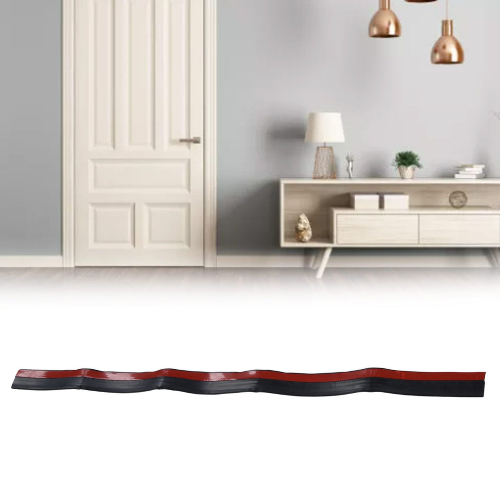 Door Sealing Strip Windproof Dustproof Noiseproof Sealing Strip for Doors Windows WardrobesBlack