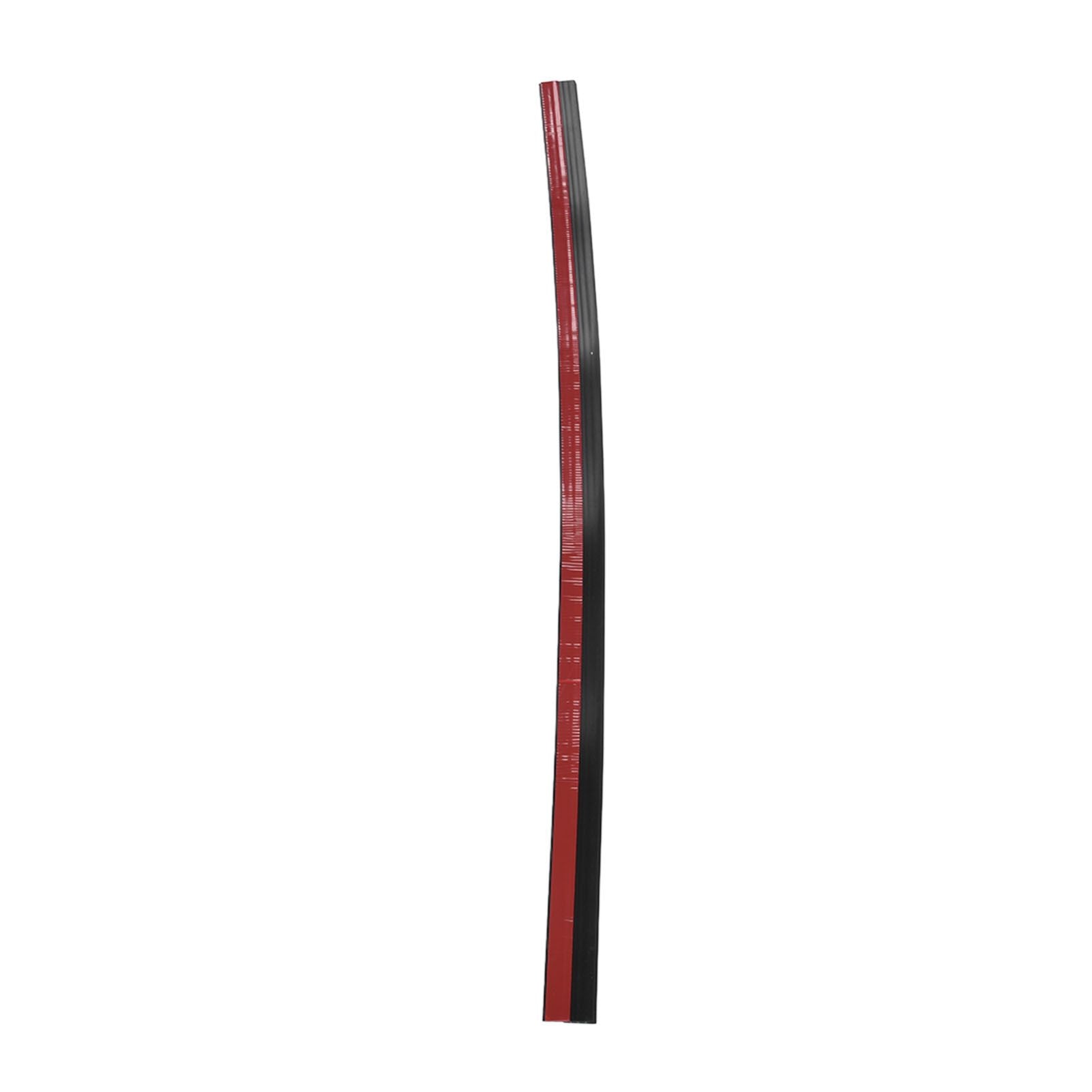 Door Sealing Tape Windproof Dustproof Soundproof Silicone Rubber Sealing Strip for Within 23mm Sealing GapsBlack