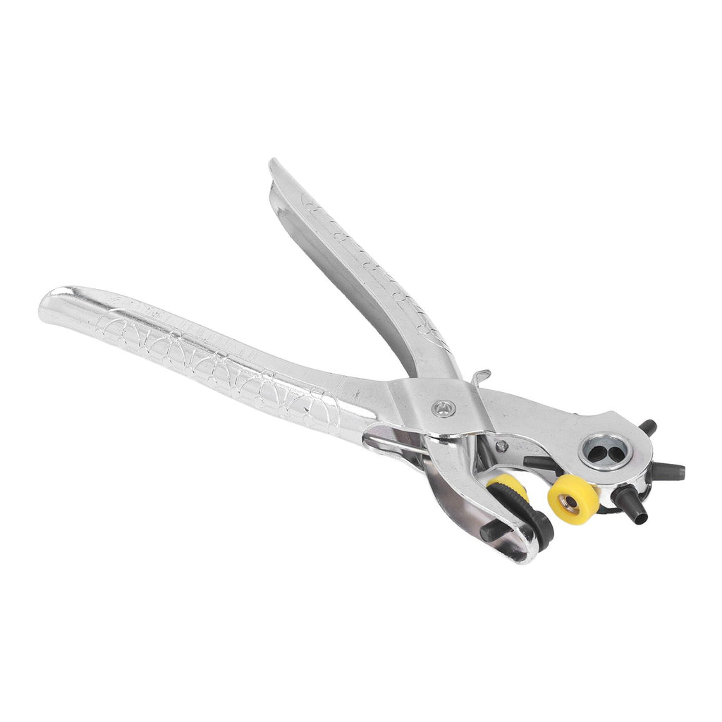8in Belt Hole Puncher Stainless Steel Sturdy Durable Ergonomic Design Effort Saving Heat Treatment Leather Hole Punch