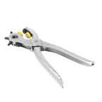 8in Belt Hole Puncher Stainless Steel Sturdy Durable Ergonomic Design Effort Saving Heat Treatment Leather Hole Punch