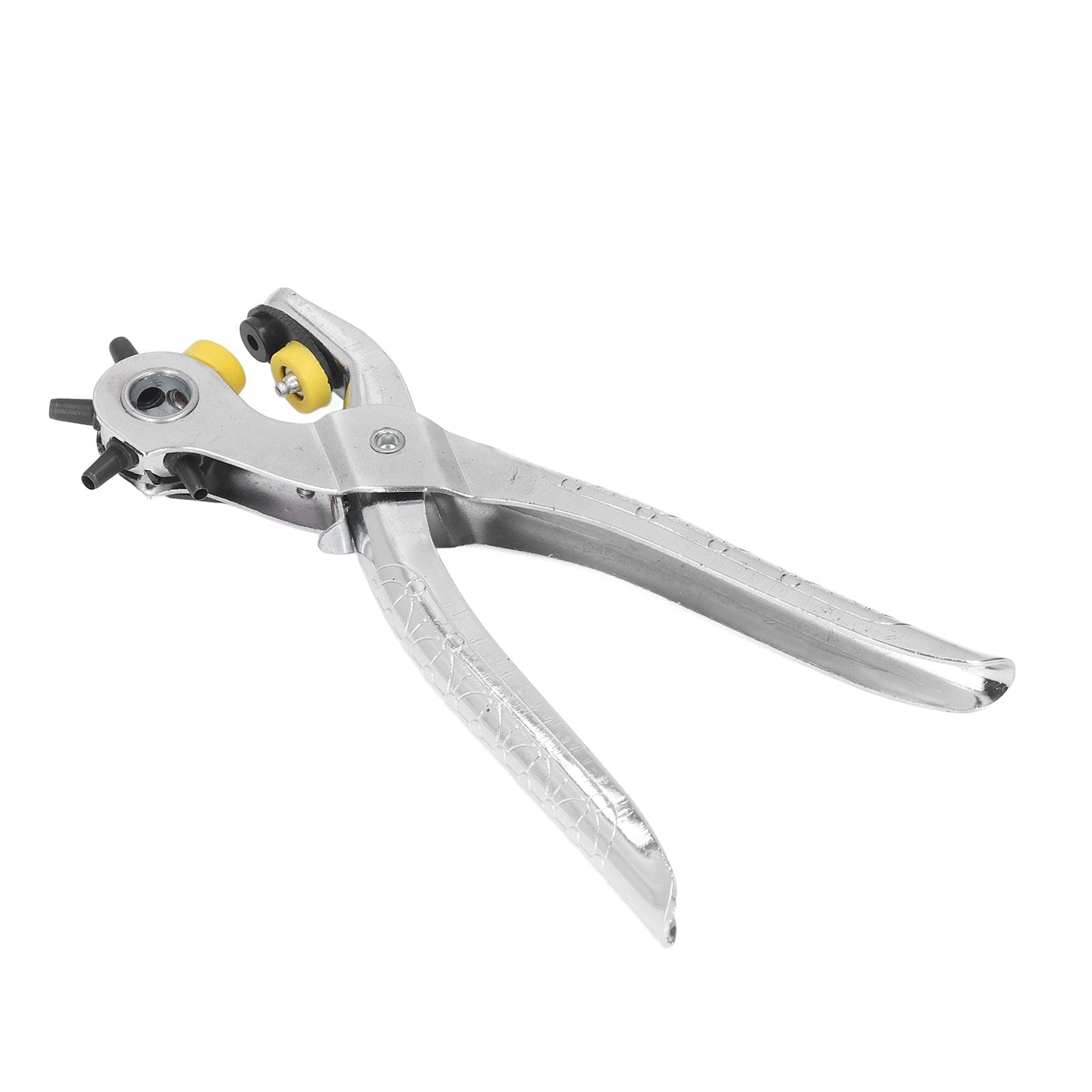 8in Belt Hole Puncher Stainless Steel Sturdy Durable Ergonomic Design Effort Saving Heat Treatment Leather Hole Punch