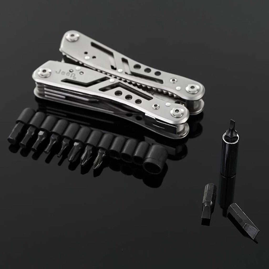 Multifunctional Pliers Portable Folding Stainless Steel Camping Pliers for Outdoor Survival