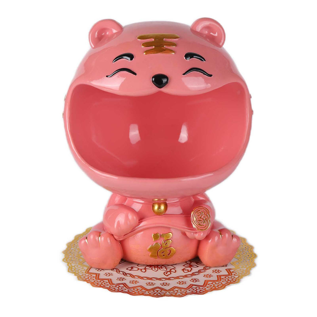 Cut Animal Shaped Key Phone Storage Basket Container Home Entryway Decor Accessory Display MoldPink
