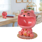 Cut Animal Shaped Key Phone Storage Basket Container Home Entryway Decor Accessory Display MoldPink