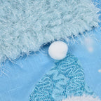 Cute Hanging Christmas Sock Luminous Candies Bag Gift Stocking with Hook for FestivalSnowman Type