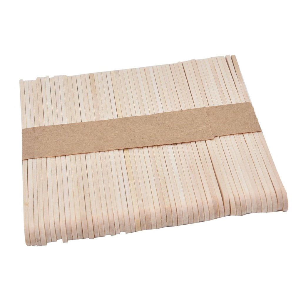 50Pcs Candle Wick Holder Birch Easy Use Reusable Wooden Wax Core Holder for Making Candles114x10mm Single Hole