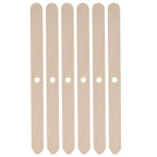 50Pcs Candle Wick Holder Birch Easy Use Reusable Wooden Wax Core Holder for Making Candles114x10mm Single Hole