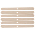 50Pcs Candle Wick Holder Birch Easy Use Reusable Wooden Wax Core Holder for Making Candles114x10mm Single Hole