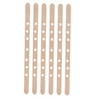 50Pcs Candle Wick Holder Birch Easy Use Reusable Wooden Wax Core Holder for Making Candles180x10mm 7 Hole