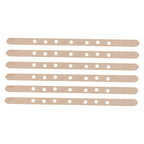 50Pcs Candle Wick Holder Birch Easy Use Reusable Wooden Wax Core Holder for Making Candles180x10mm 7 Hole