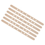 50Pcs Candle Wick Holder Birch Easy Use Reusable Wooden Wax Core Holder for Making Candles180x10mm 7 Hole