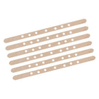 50Pcs Candle Wick Holder Birch Easy Use Reusable Wooden Wax Core Holder for Making Candles180x10mm 7 Hole