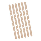 50Pcs Candle Wick Holder Birch Easy Use Reusable Wooden Wax Core Holder for Making Candles180x10mm 7 Hole