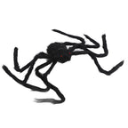 Spiders Halloween Decor Terrible Reusable Black Giant Spider Halloween Decoration for Indoor Outdoor90cm