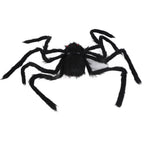 Spiders Halloween Decor Terrible Reusable Black Giant Spider Halloween Decoration for Indoor Outdoor90cm