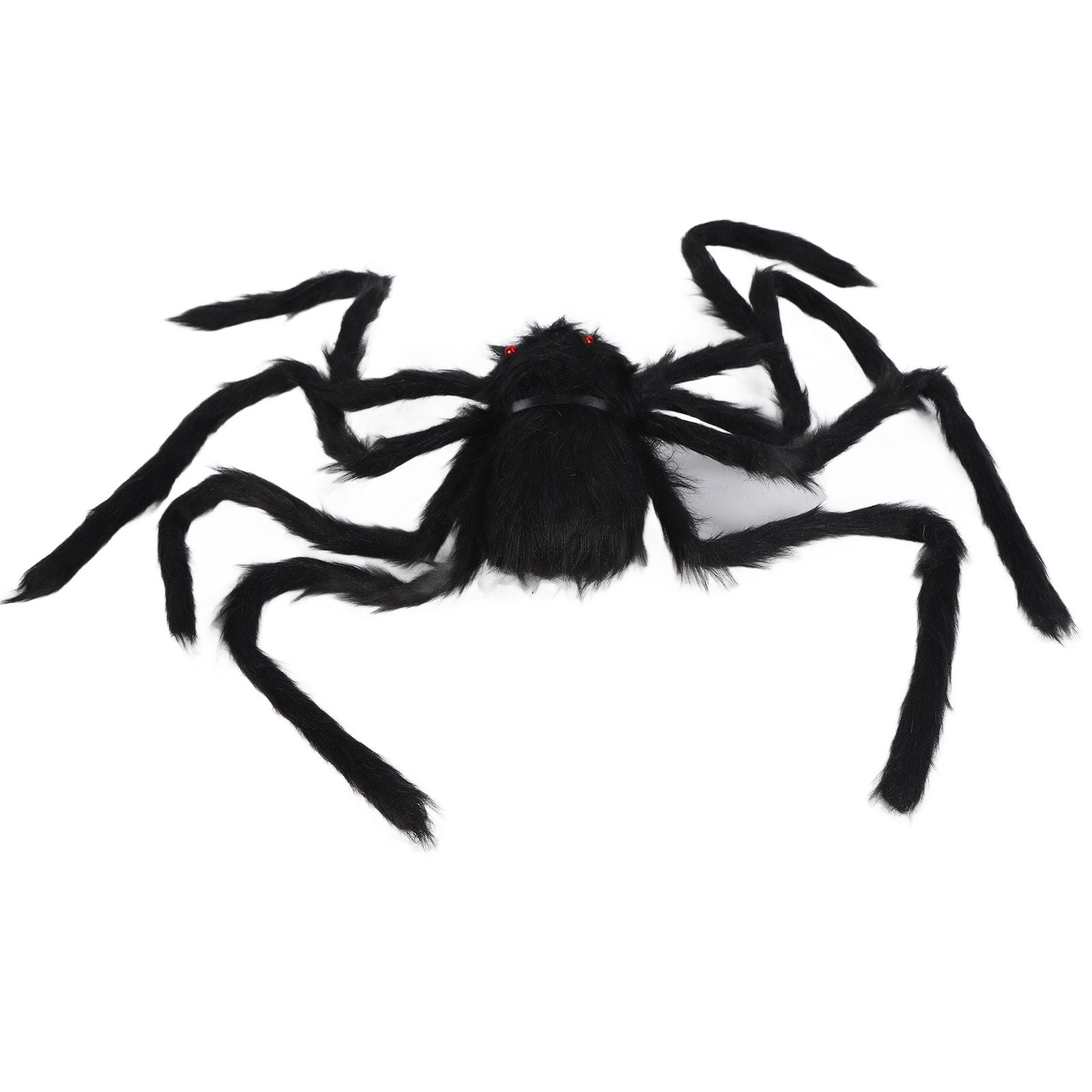 Spiders Halloween Decor Terrible Reusable Black Giant Spider Halloween Decoration for Indoor Outdoor90cm