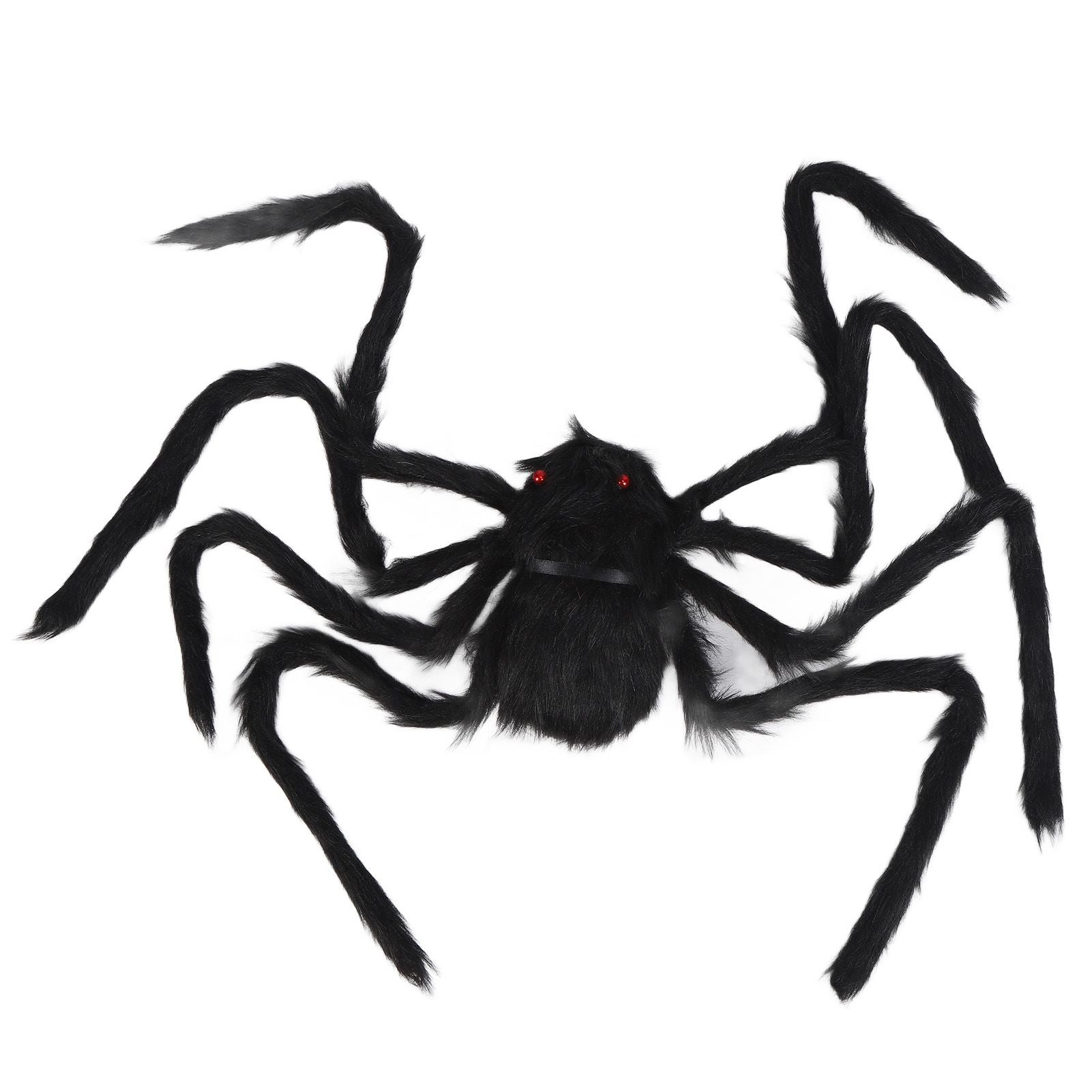Spiders Halloween Decor Terrible Reusable Black Giant Spider Halloween Decoration for Indoor Outdoor90cm