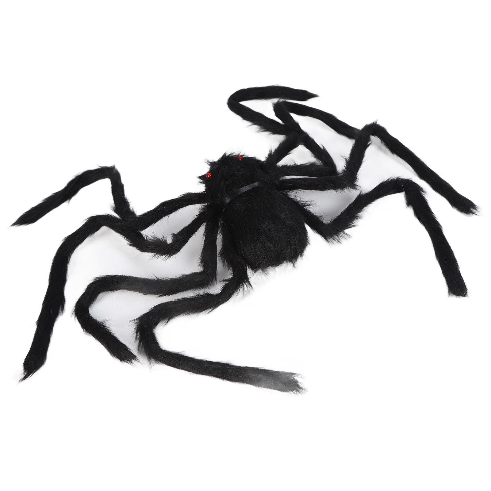 Spiders Halloween Decor Terrible Reusable Black Giant Spider Halloween Decoration for Indoor Outdoor90cm