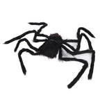 Spiders Halloween Decor Terrible Reusable Black Giant Spider Halloween Decoration for Indoor Outdoor90cm