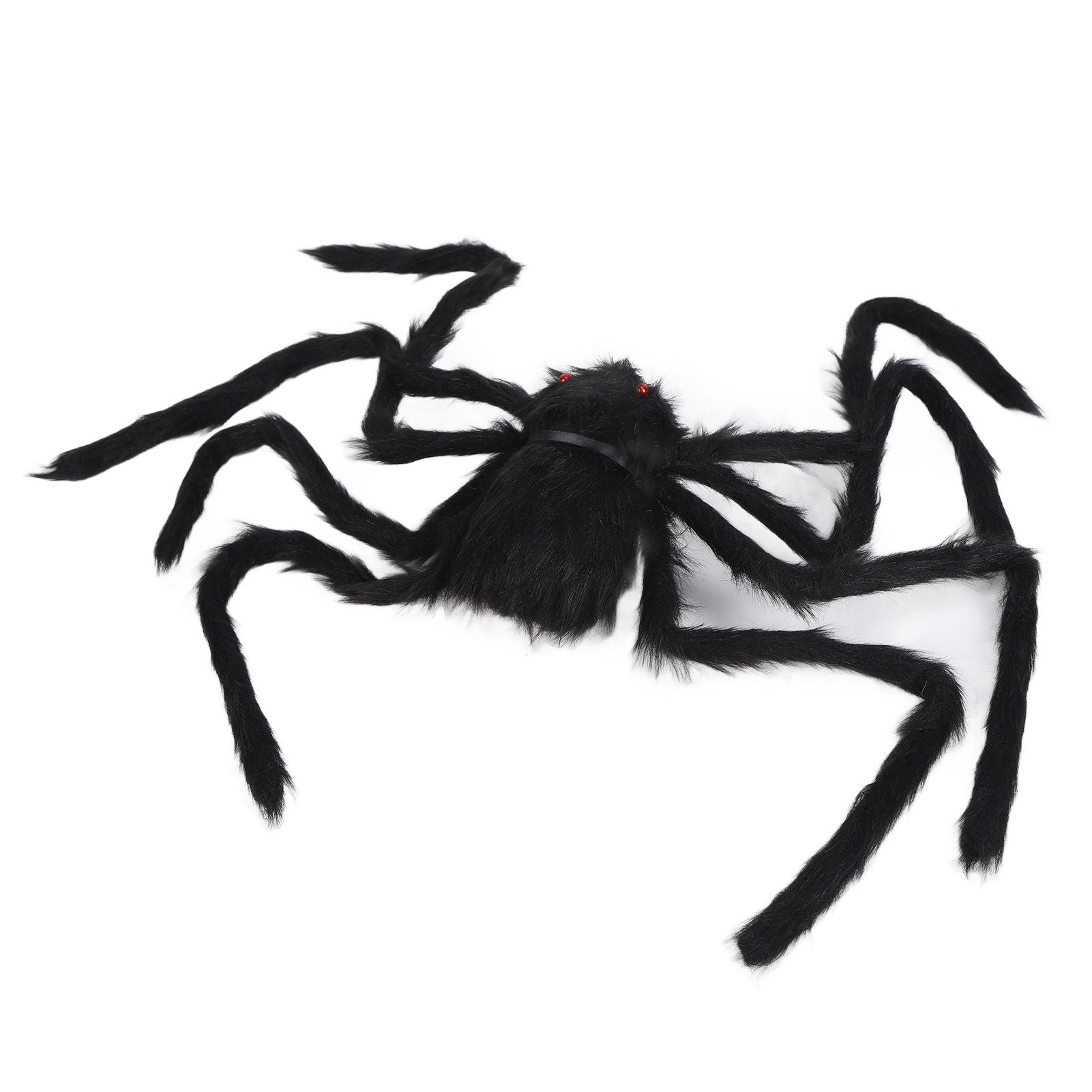 Spiders Halloween Decor Terrible Reusable Black Giant Spider Halloween Decoration for Indoor Outdoor90cm