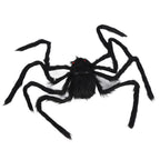 Spiders Halloween Decor Terrible Reusable Black Giant Spider Halloween Decoration for Indoor Outdoor90cm
