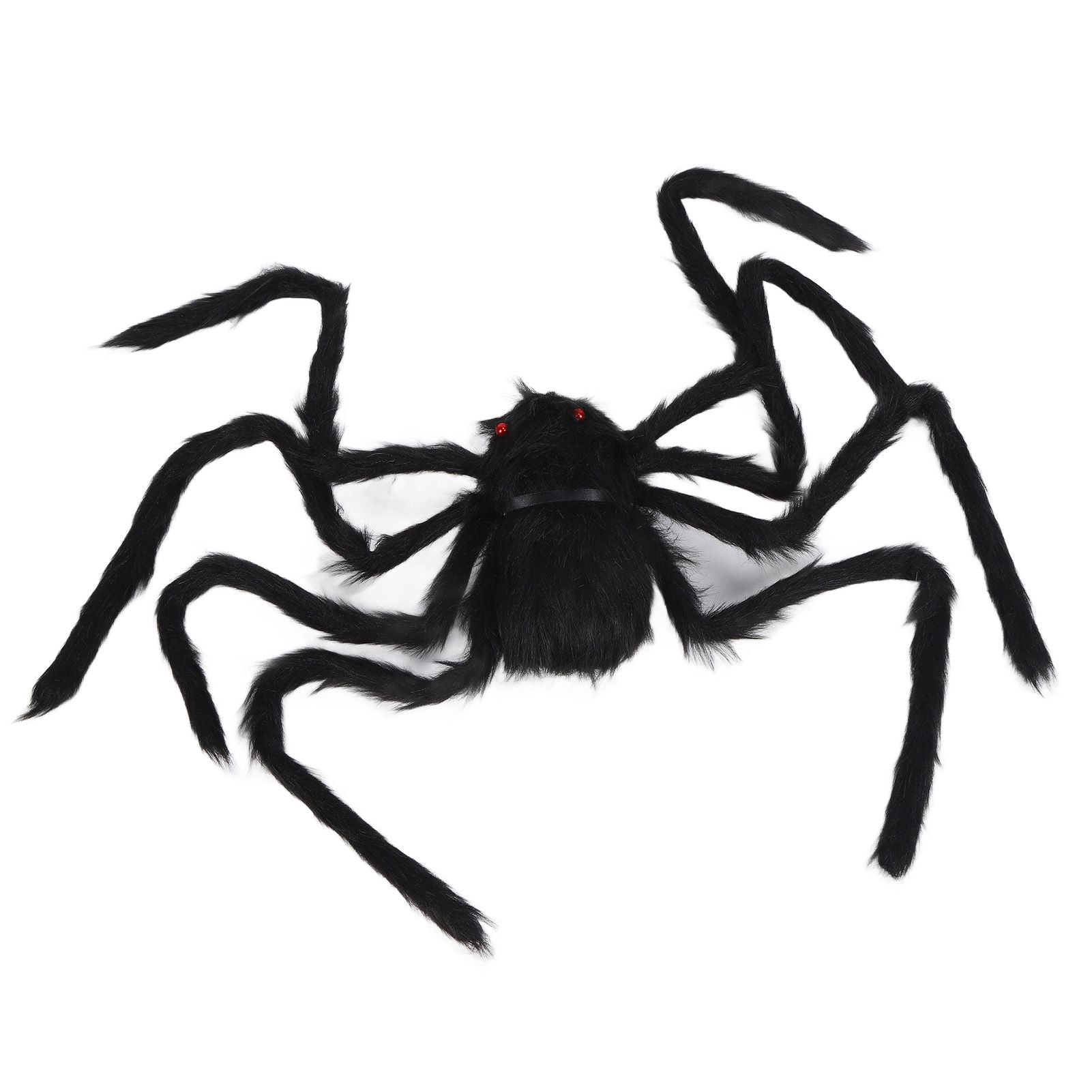 Spiders Halloween Decor Terrible Reusable Black Giant Spider Halloween Decoration for Indoor Outdoor90cm