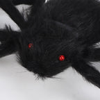 Spiders Halloween Decor Terrible Reusable Black Giant Spider Halloween Decoration for Indoor Outdoor90cm
