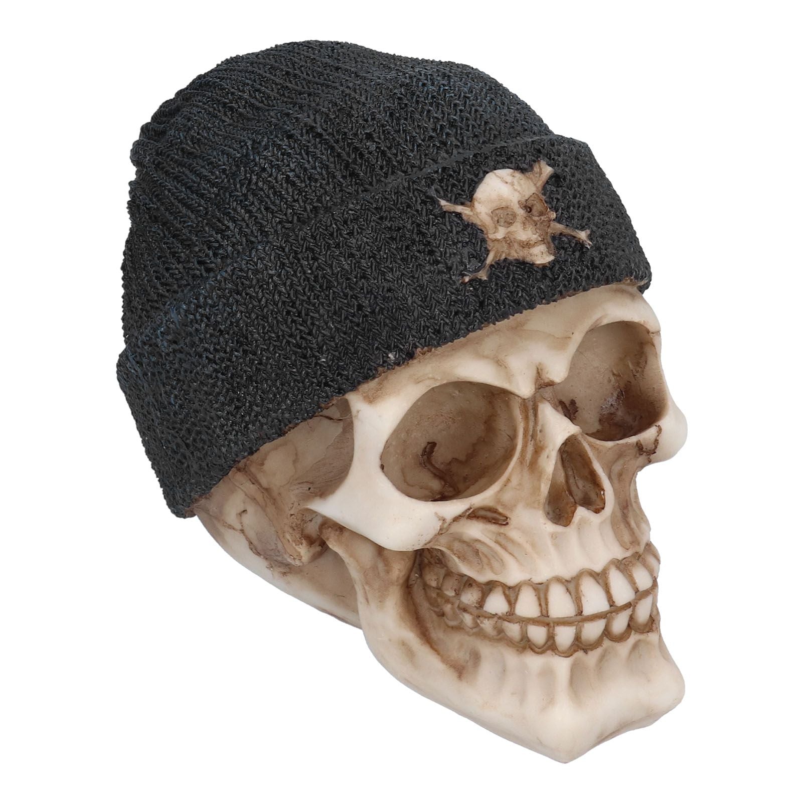 Resin Skull Durable Lightweight Halloween Decoration Resin Skull Ornament for Holiday Party