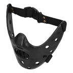 Lamb Mask Black Durable Adjustable Resin Cosplay Mask for Halloween Carnival Parties