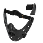 Lamb Mask Black Durable Adjustable Resin Cosplay Mask for Halloween Carnival Parties
