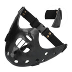 Lamb Mask Black Durable Adjustable Resin Cosplay Mask for Halloween Carnival Parties