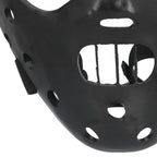 Lamb Mask Black Durable Adjustable Resin Cosplay Mask for Halloween Carnival Parties