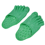1 Pair Large Foot Slippers Shoes Cover Halloween Cosplay Costume Props Party AccessoriesGreen