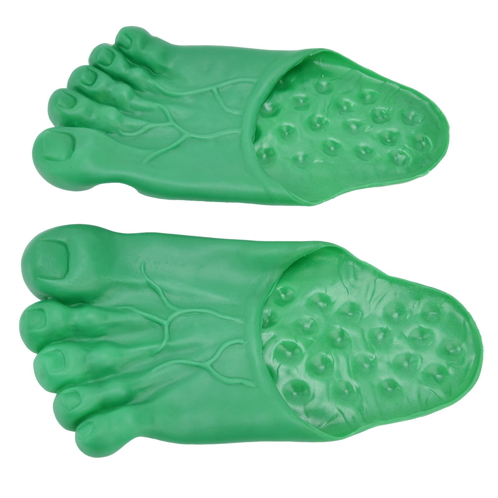 1 Pair Large Foot Slippers Shoes Cover Halloween Cosplay Costume Props Party AccessoriesGreen