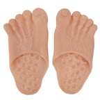 1 Pair Large Foot Slippers Shoes Cover Halloween Cosplay Costume Props Party AccessoriesYellowish Pink