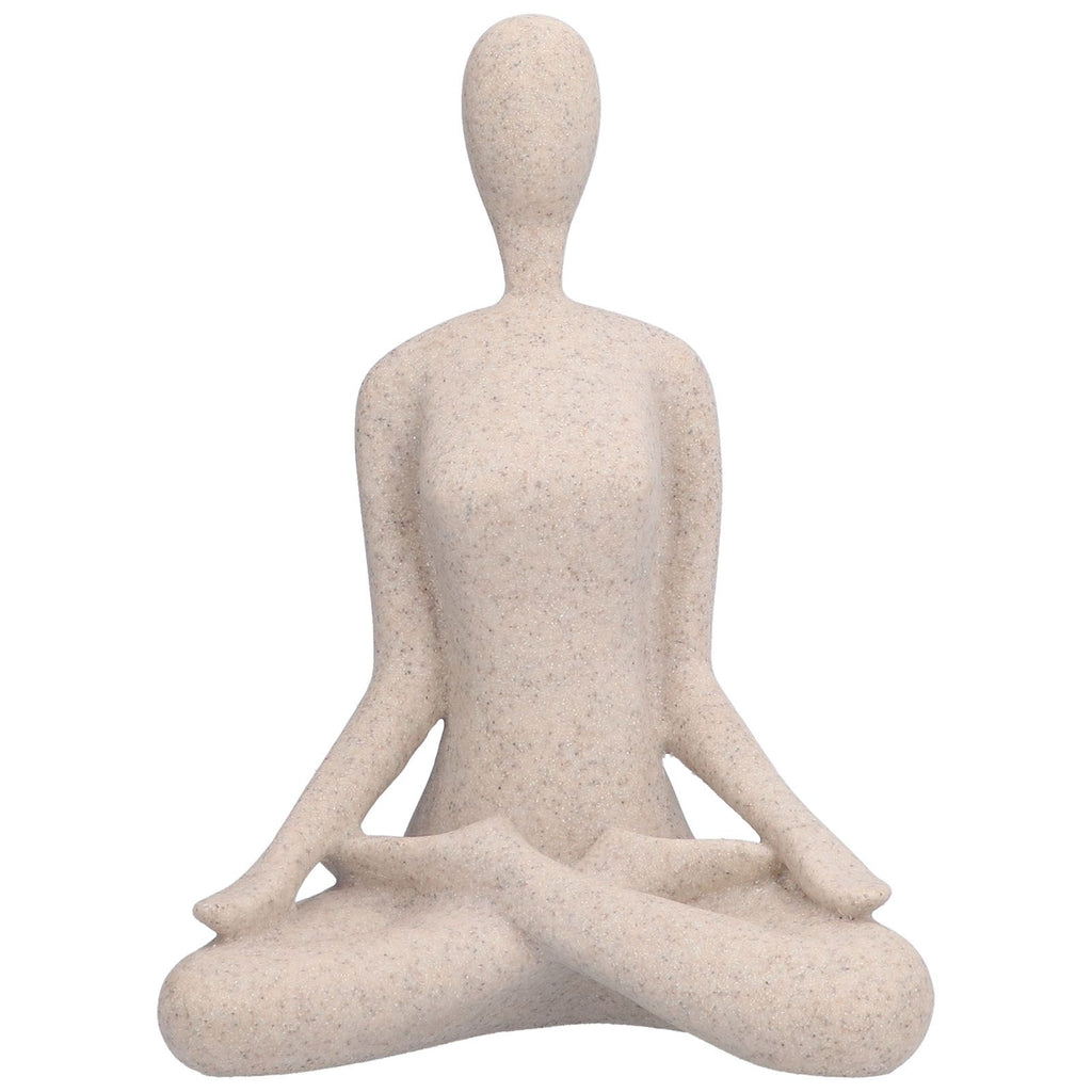 Yoga Pose Statue Nordic Sandstone Resin Yoga Pose Figurines Collectible Decoration Gifts for Home Office DecorBL560