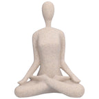 Yoga Pose Statue Nordic Sandstone Resin Yoga Pose Figurines Collectible Decoration Gifts for Home Office DecorBL560