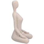 Yoga Pose Statue Nordic Sandstone Resin Yoga Pose Figurines Collectible Decoration Gifts for Home Office DecorBL560