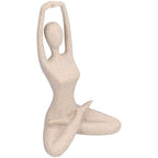 Yoga Pose Statue Nordic Sandstone Resin Yoga Pose Figurines Collectible Decoration Gifts for Home Office DecorBL561