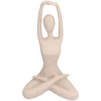 Yoga Pose Statue Nordic Sandstone Resin Yoga Pose Figurines Collectible Decoration Gifts for Home Office DecorBL561