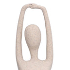 Yoga Pose Statue Nordic Sandstone Resin Yoga Pose Figurines Collectible Decoration Gifts for Home Office DecorBL561