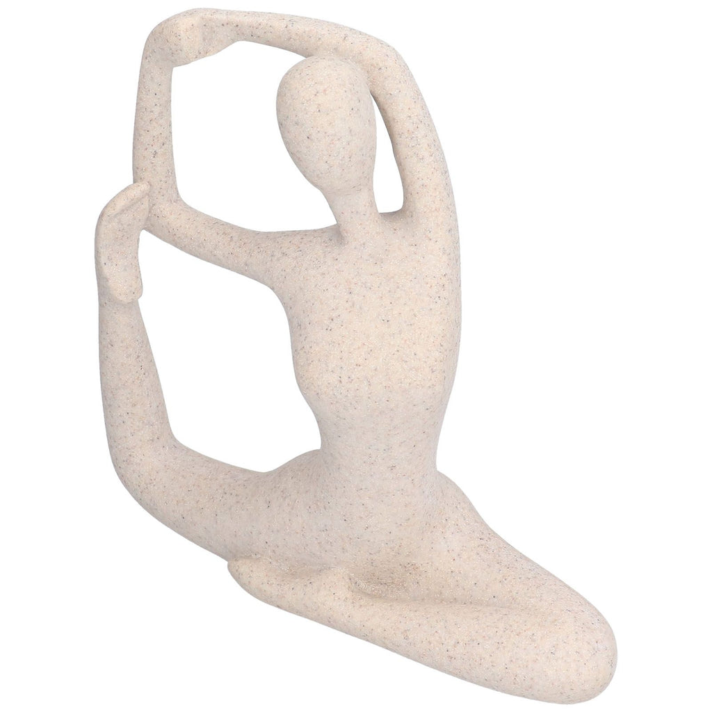 Yoga Pose Statue Nordic Sandstone Resin Yoga Pose Figurines Collectible Decoration Gifts for Home Office DecorBL562