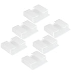 6Pcs Wall Mount Phone Holder Universal Adhesive Mobile Phone Charging Stand for Home Bedroom BathroomWhite