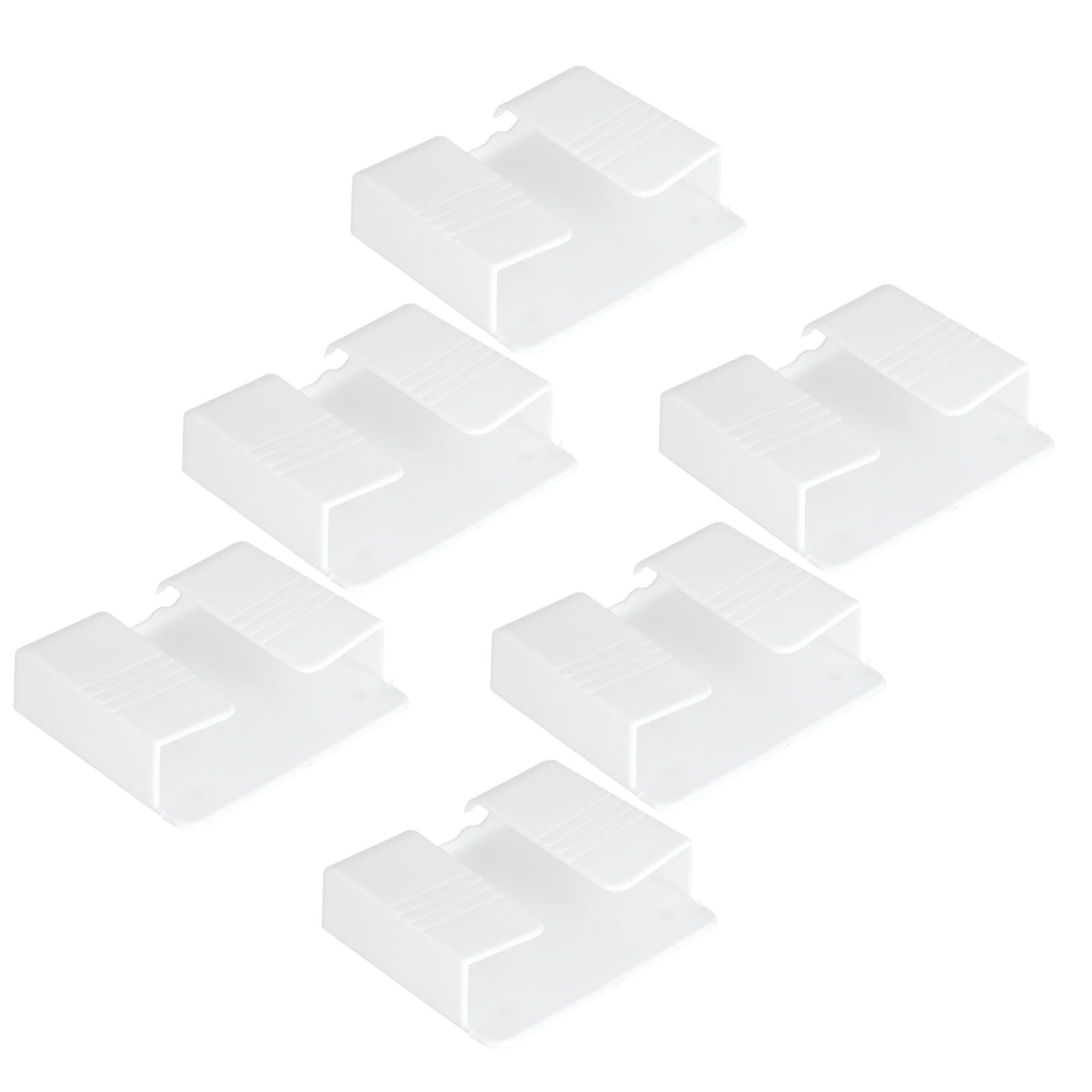 6Pcs Wall Mount Phone Holder Universal Adhesive Mobile Phone Charging Stand for Home Bedroom BathroomWhite