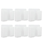 6Pcs Wall Mount Phone Holder Universal Adhesive Mobile Phone Charging Stand for Home Bedroom BathroomWhite