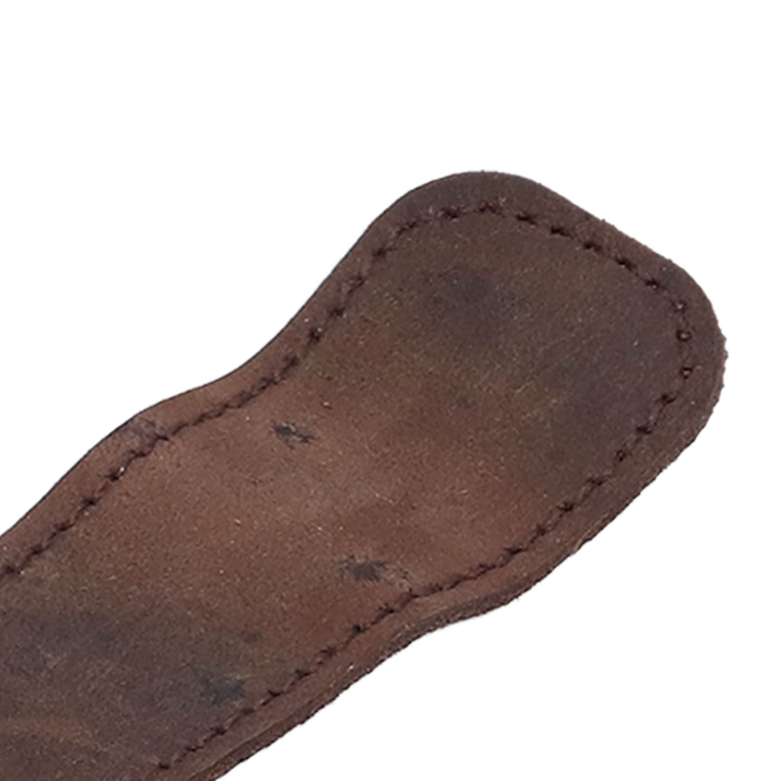 2Pcs Leather Bookmark Retro Book Mark Page Clip Set Kit with Tassel for Kids StudentDark Brown