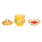 Buddhism Water Supply Cup Home Buddha Worship Family Tribute Holy Supplies Coloured Glaze Small